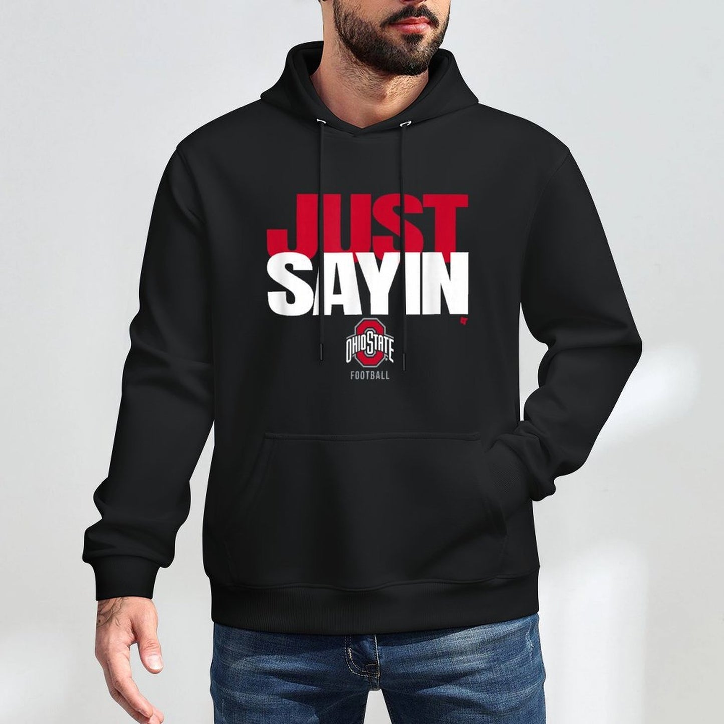 Julian Sayin - Just Sayin (Black) - Ohio State Football Easy Care Hoodie