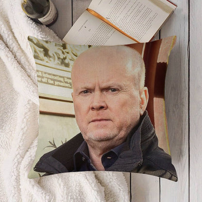Phil Mitchell Eastenders And British TV Icon (Steve McFadden) Linen Throw Pillow Cover