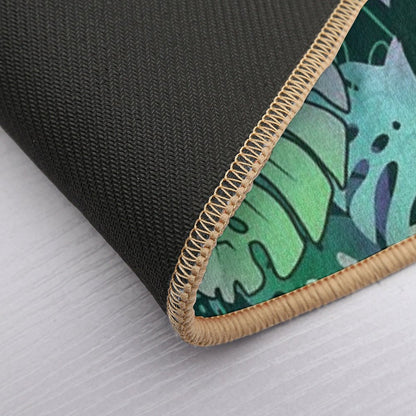 Monstera Monsters Bath Mat
