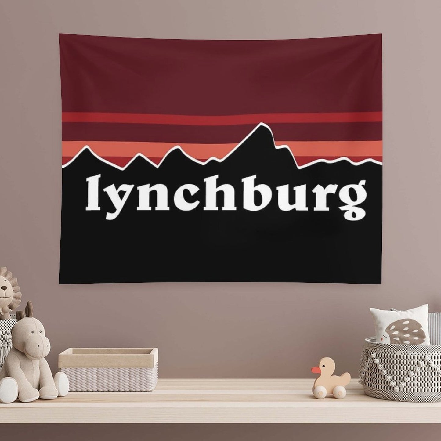 Red Lynchburg Tapestry