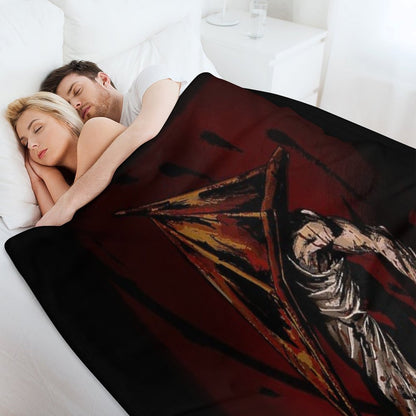 Pyramid Head Throw Blanket