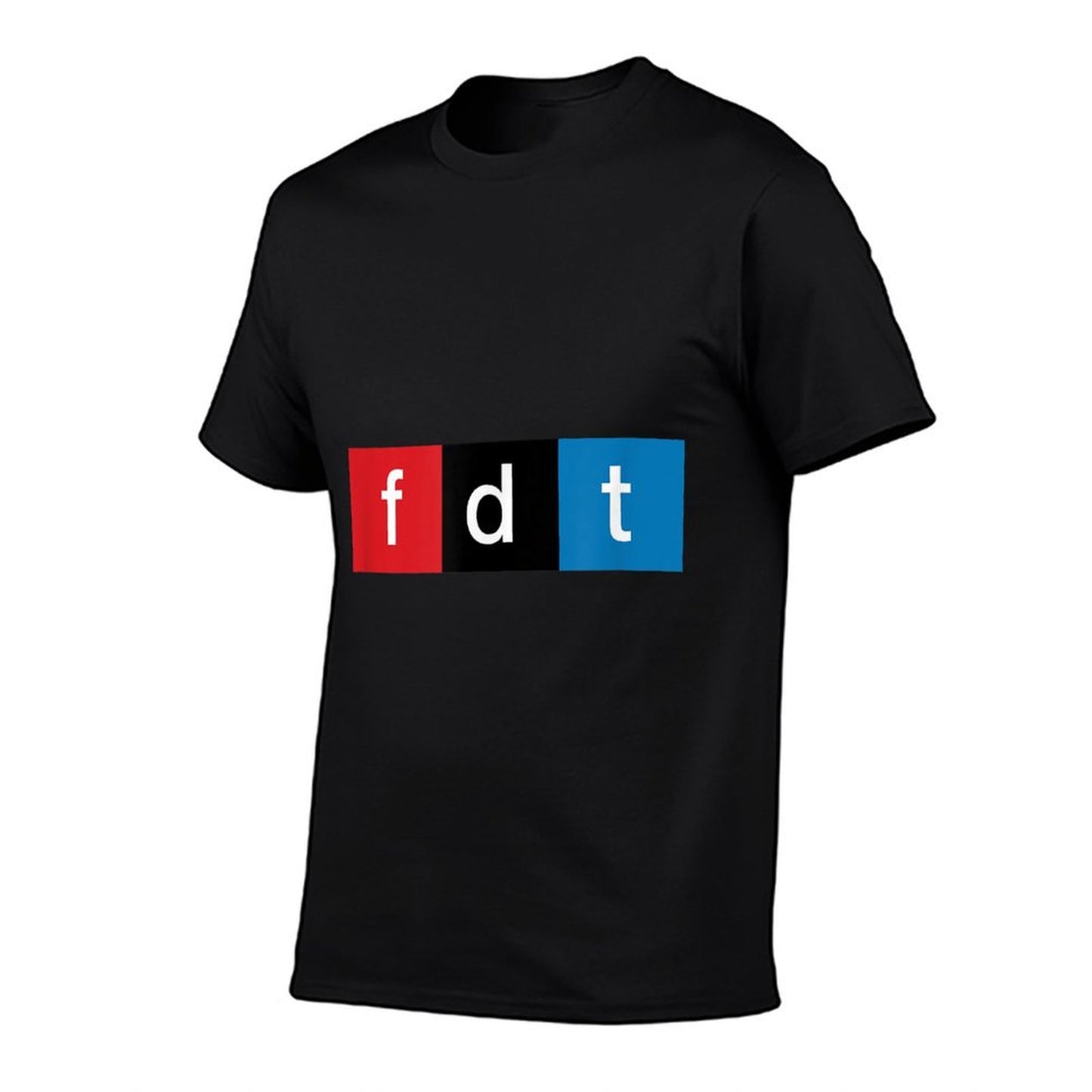 Foxtrot Delta Tango Protest Pun  Ribbed Collar T-Shirt