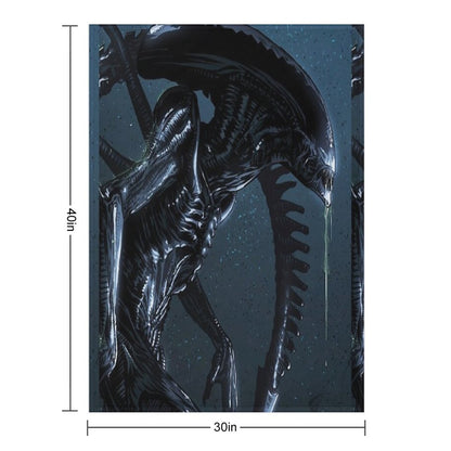 Xenomorph Alien Throw Blanket