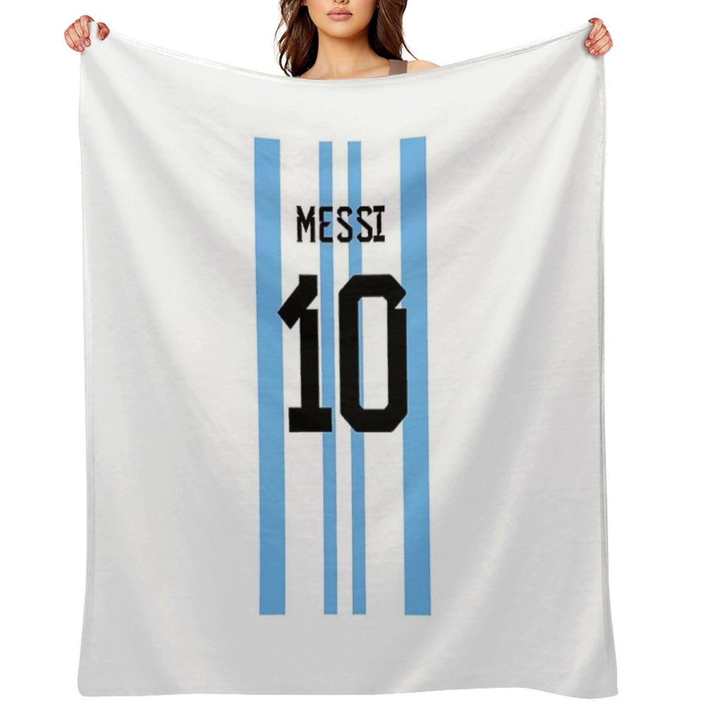 Messi 10 Throw Blanket