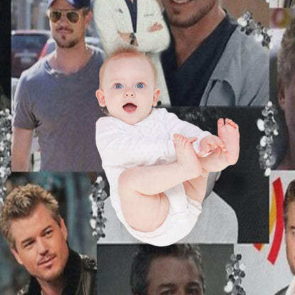 Mark Sloan Collage Throw Blanket