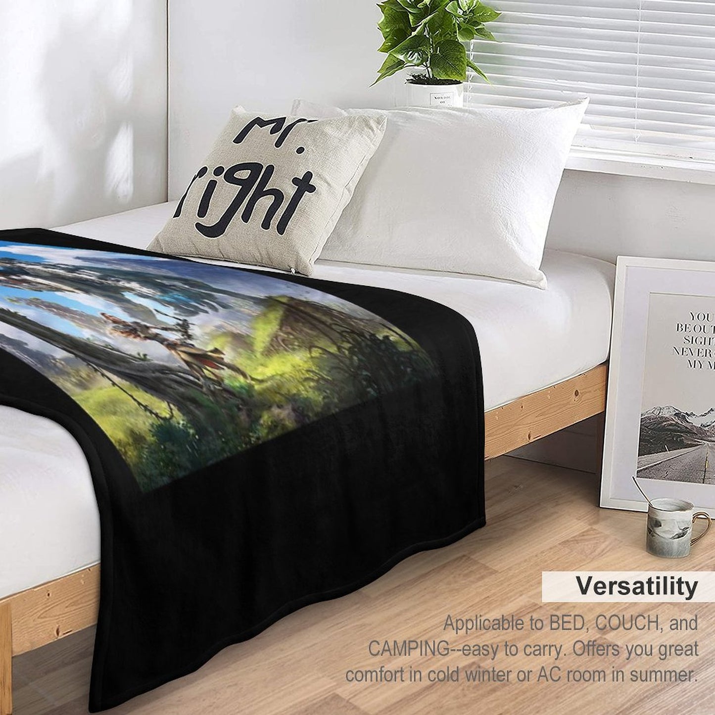 Horizon Game Zero Dawn Forbidden West Throw Blanket