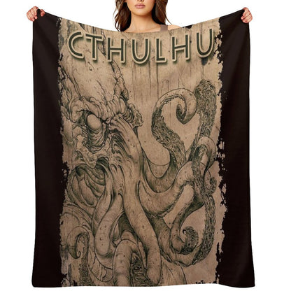 Cthulhu The Ancient Throw Blanket