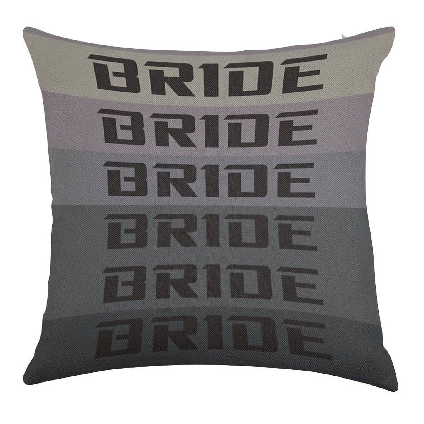 BRIDE JDM MATERIAL Linen Throw Pillow Cover