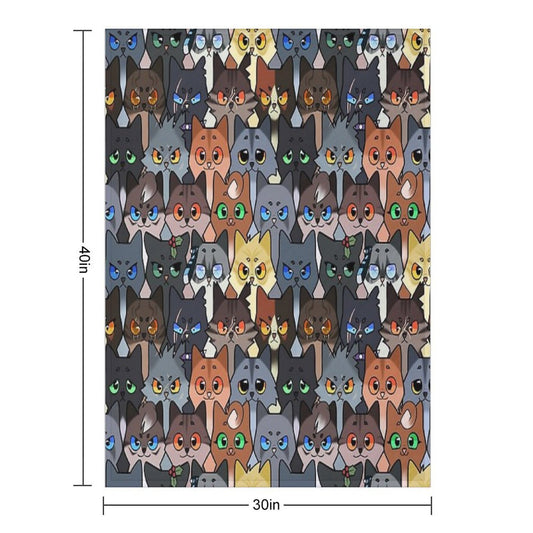 Warrior Kits Throw Blanket