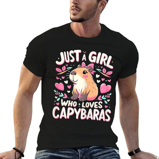 Just A Girl Who Loves Capybaras T-Shirt