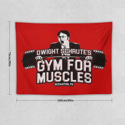 Dwight Schrute's Gym For Muscles Tapestry