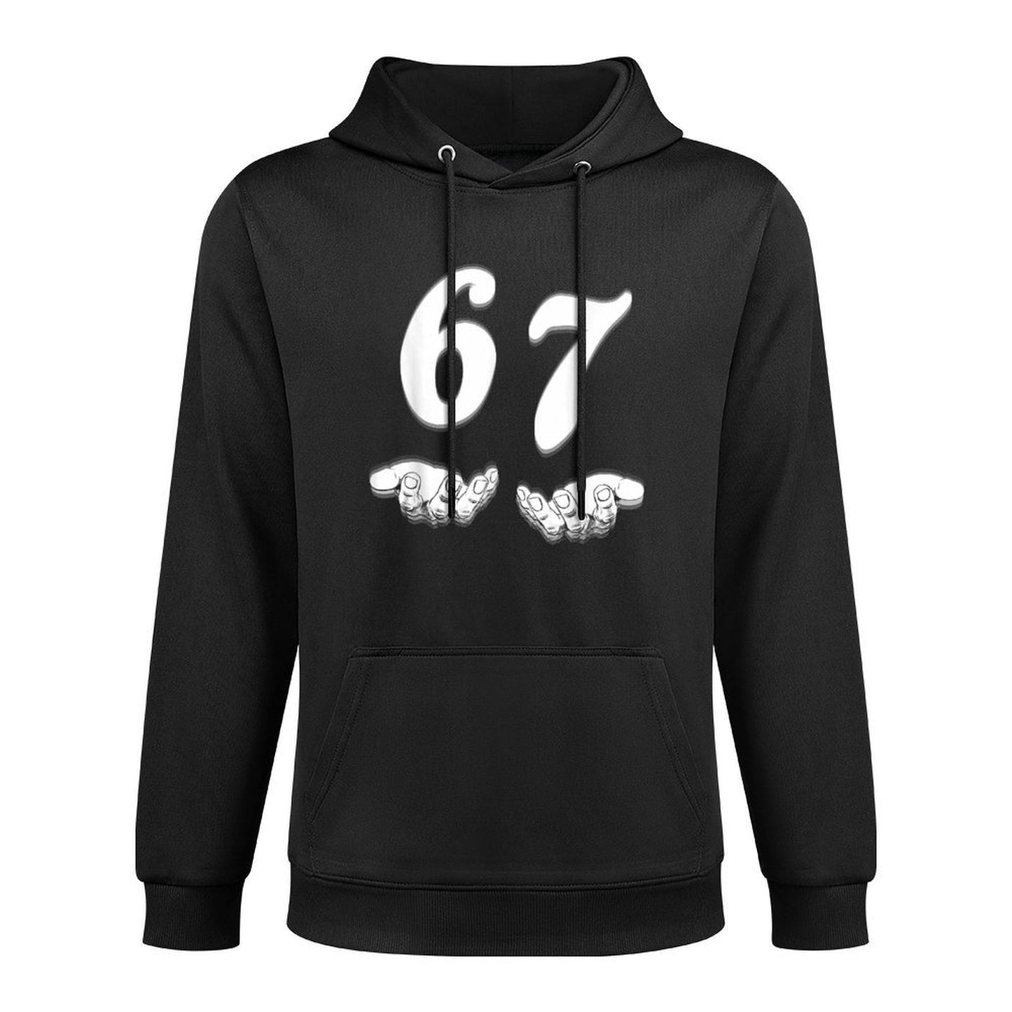 Funny Six Seven 6 7 Meme Gen Alpha Slang Easy Care Hoodie