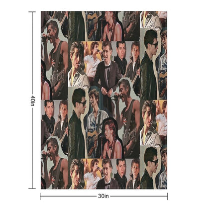 Alex Turner Arctic Monkeys Collage Throw Blanket