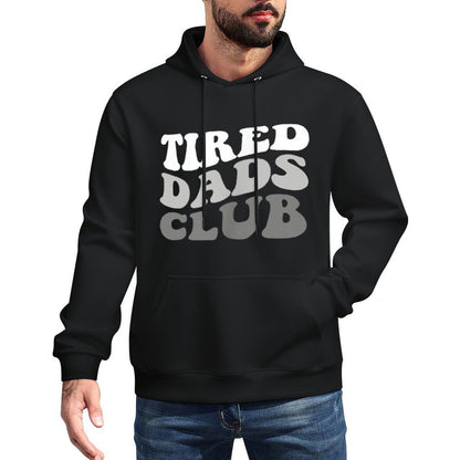 Tired Dad Club Playmat Car Race Track Dad Father's Day Kangaroo Pocket Hoodie