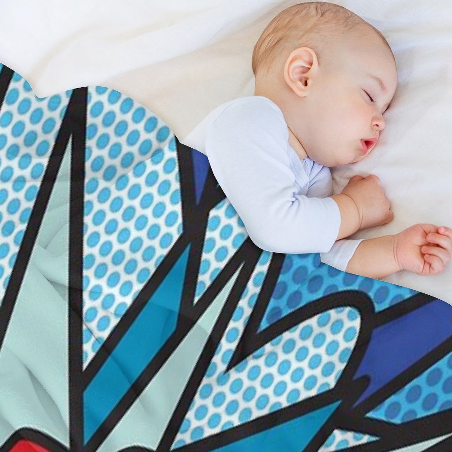 BANG Comic Book Pop Art Modern Fun Graphic Throw Blanket