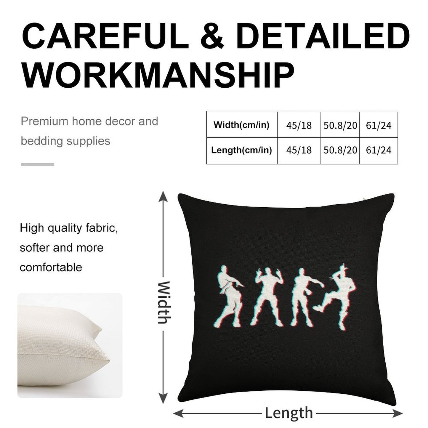 Battle Royale Victory Dance Cool Justice Dance Linen Throw Pillow Cover