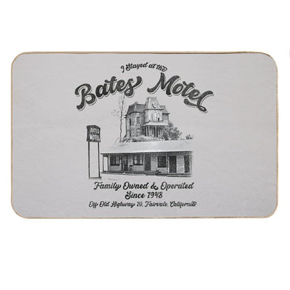 I Stayed At The Bates Motel Bath Mat