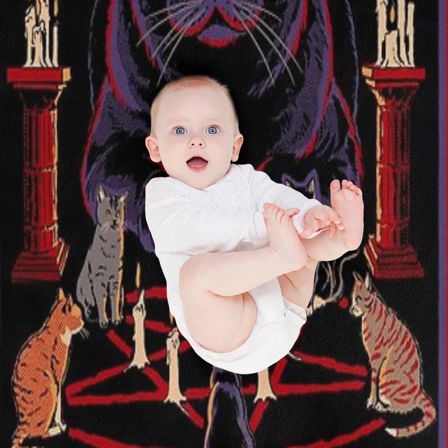 Lucipurr Throw Blanket