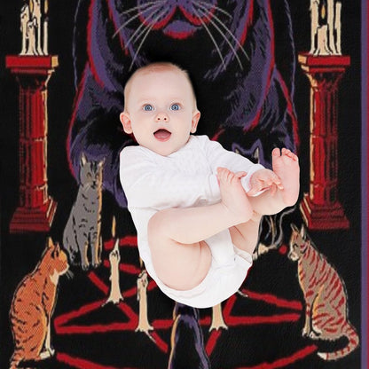 Lucipurr Throw Blanket