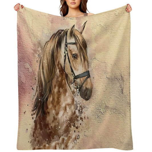 Horses Change Lives Throw Blanket