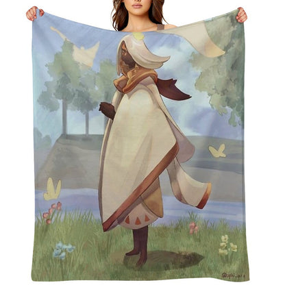 Sky Cotl Lonely Spring Full Set Throw Blanket