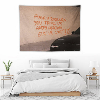 FCK U SKRILLEX YOU THINK UR ANDY WARHOL BUT UR NOT!! ˂3 Tapestry
