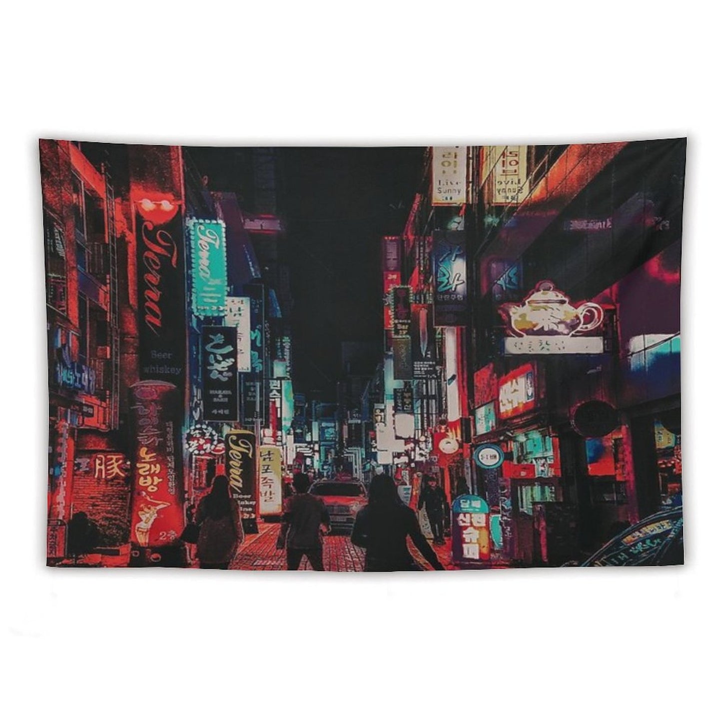 Retro Nights Tapestry