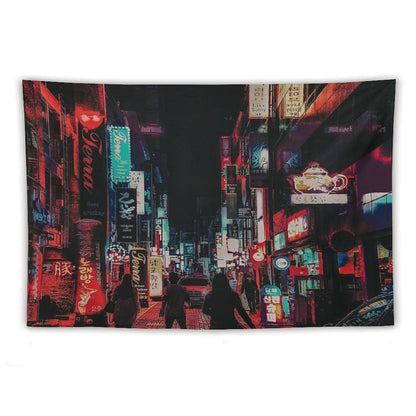 Retro Nights Tapestry