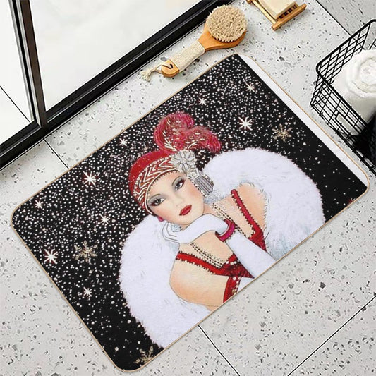 FLAPPER  Vintage 1931 Beautiful Fashion Magazine Advertising Print Bath Mat