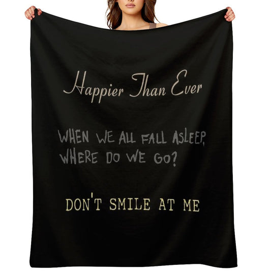 Billie's Albums Throw Blanket