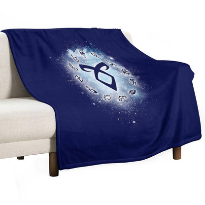 The Shadow Runes Throw Blanket