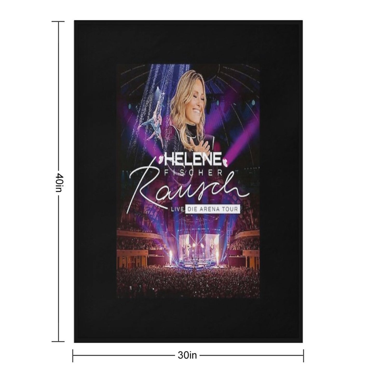 Helene Fischer - Rausch Live (Die Arena Tour) Album 2024 Throw Blanket