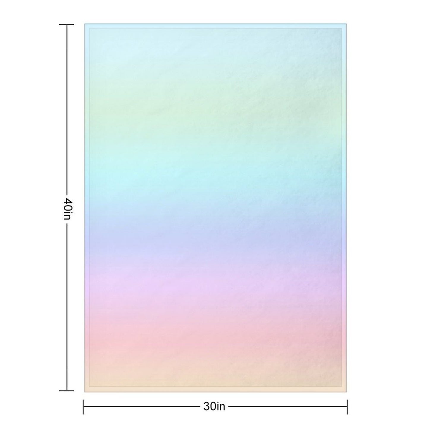 Pastel Gradient Throw Blanket