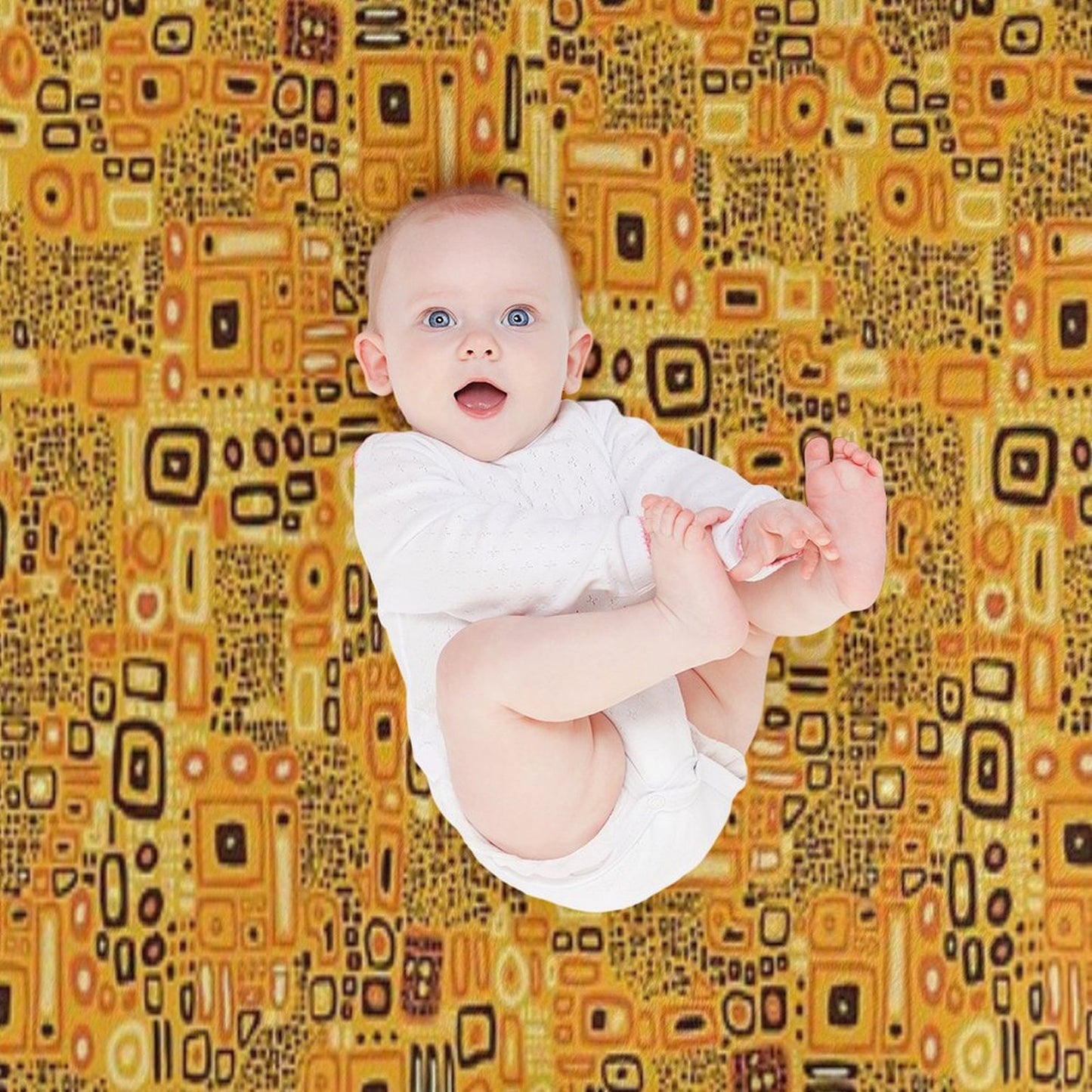 Klimt Pattern Throw Blanket