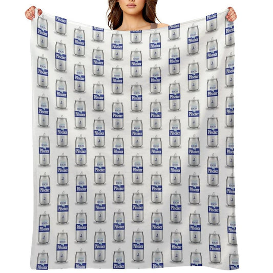 RESCHS PILSENER CAN Throw Blanket