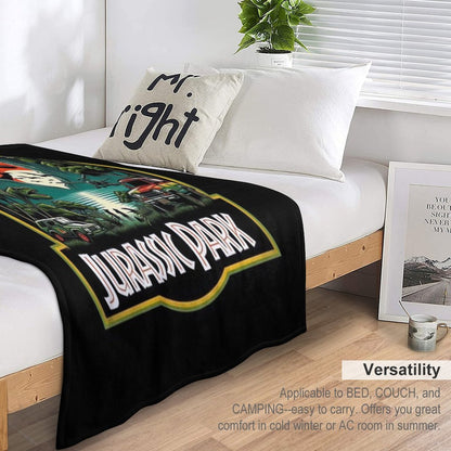 Jurassic Park Throw Blanket