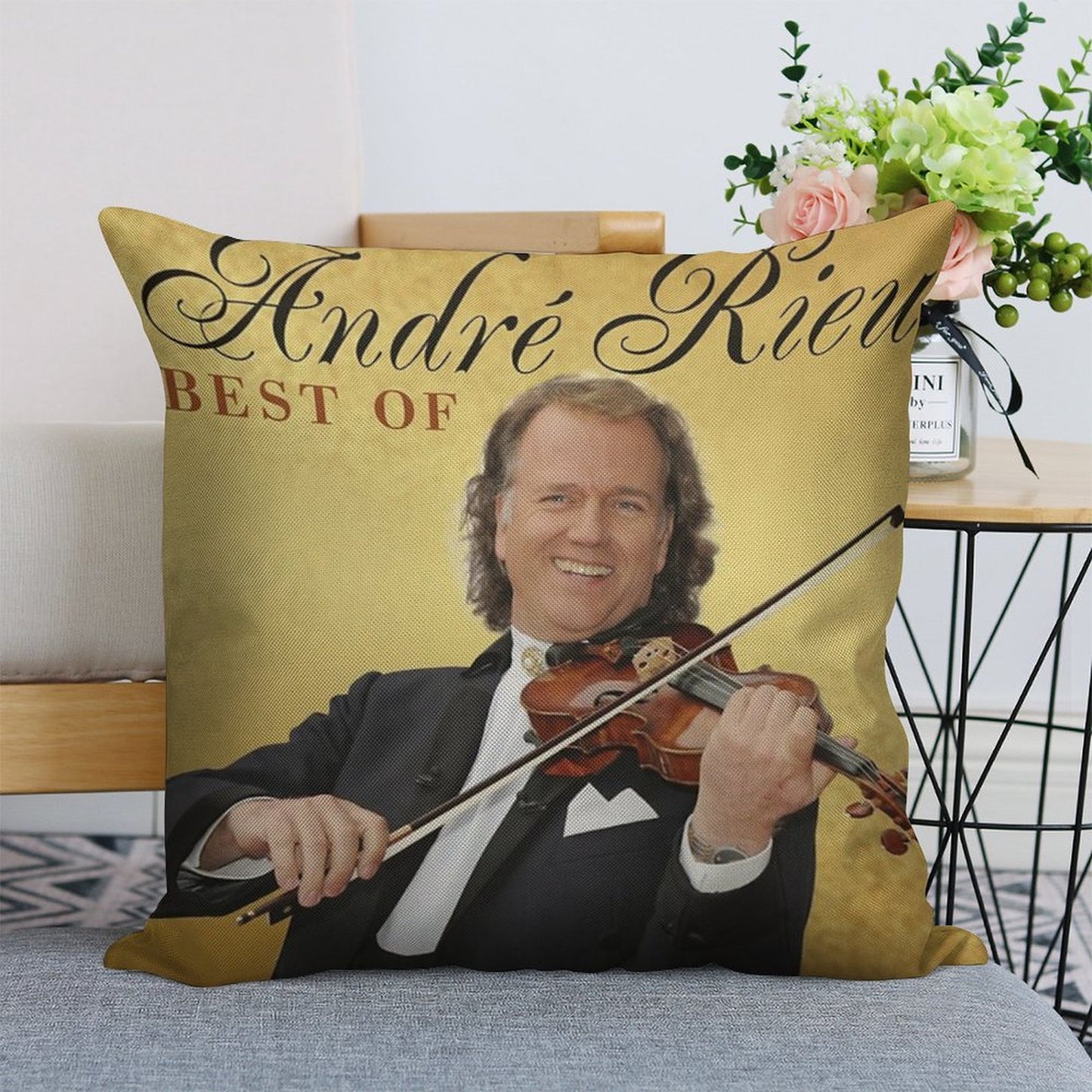 Andre Rieu Best Of Andre Rieu Linen Throw Pillow Cover