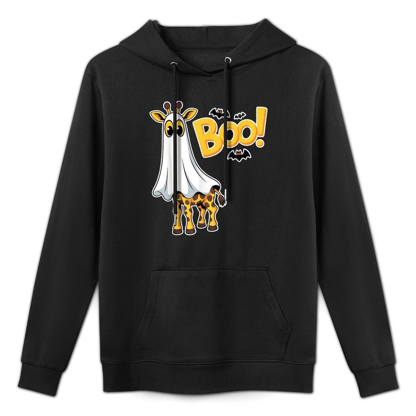 Cute Giraffe Boo Halloween Love Zoo Animal Men Women Kids Casual Wear Hoodie