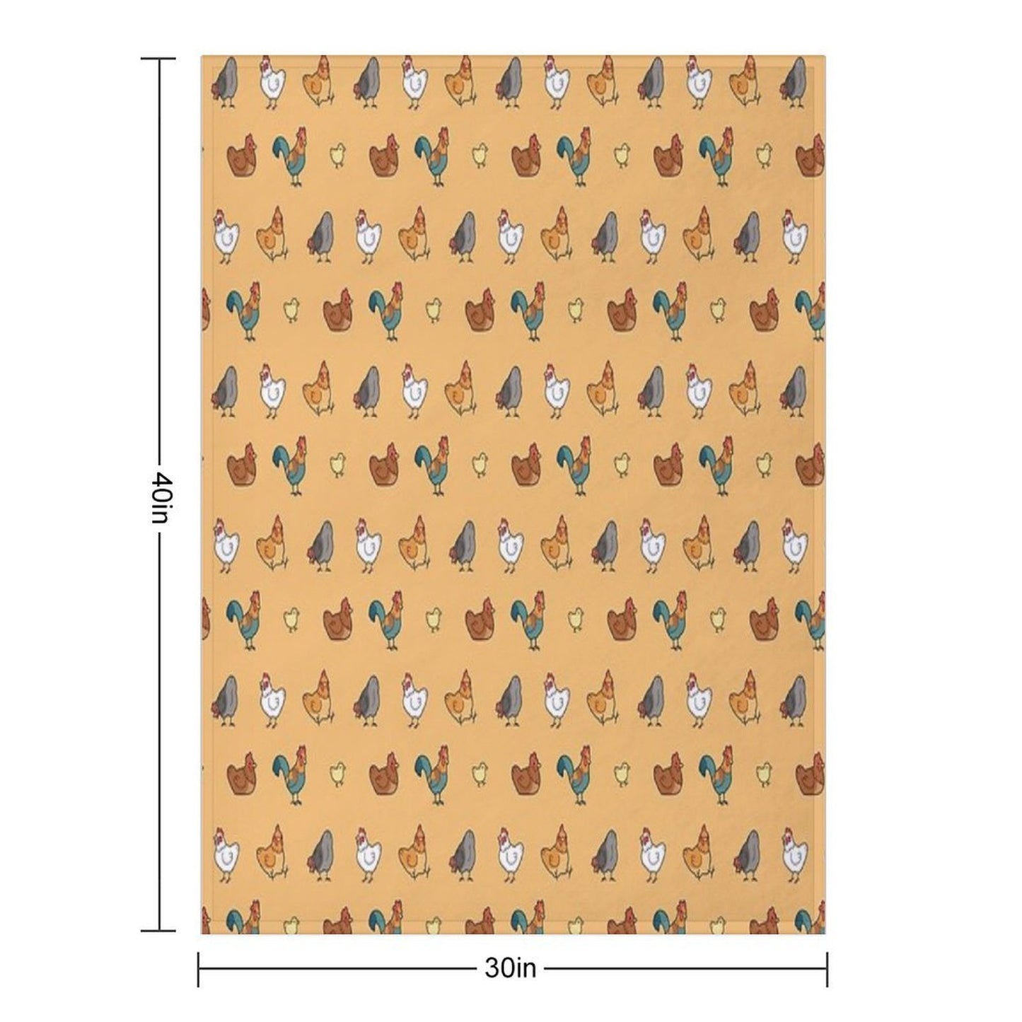 Chickens! Throw Blanket
