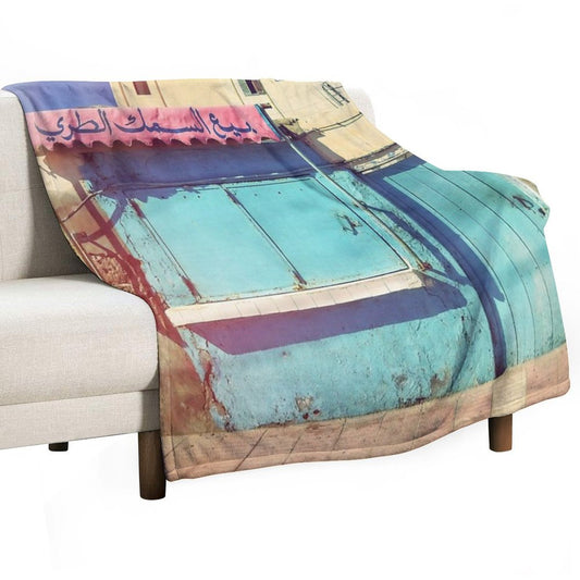 Sunday in Morocco Throw Blanket