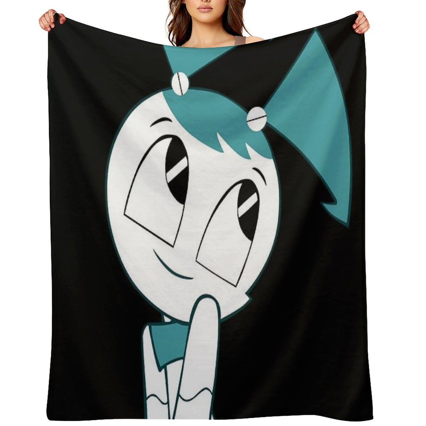 Jenny The Teenage Robot (XJ9) HD Throw Blanket