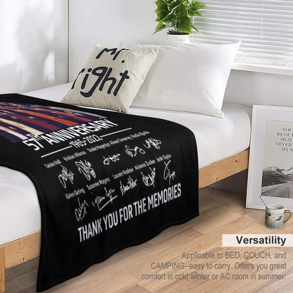 Days Of Our Lives 57Th Anniversary Throw Blanket