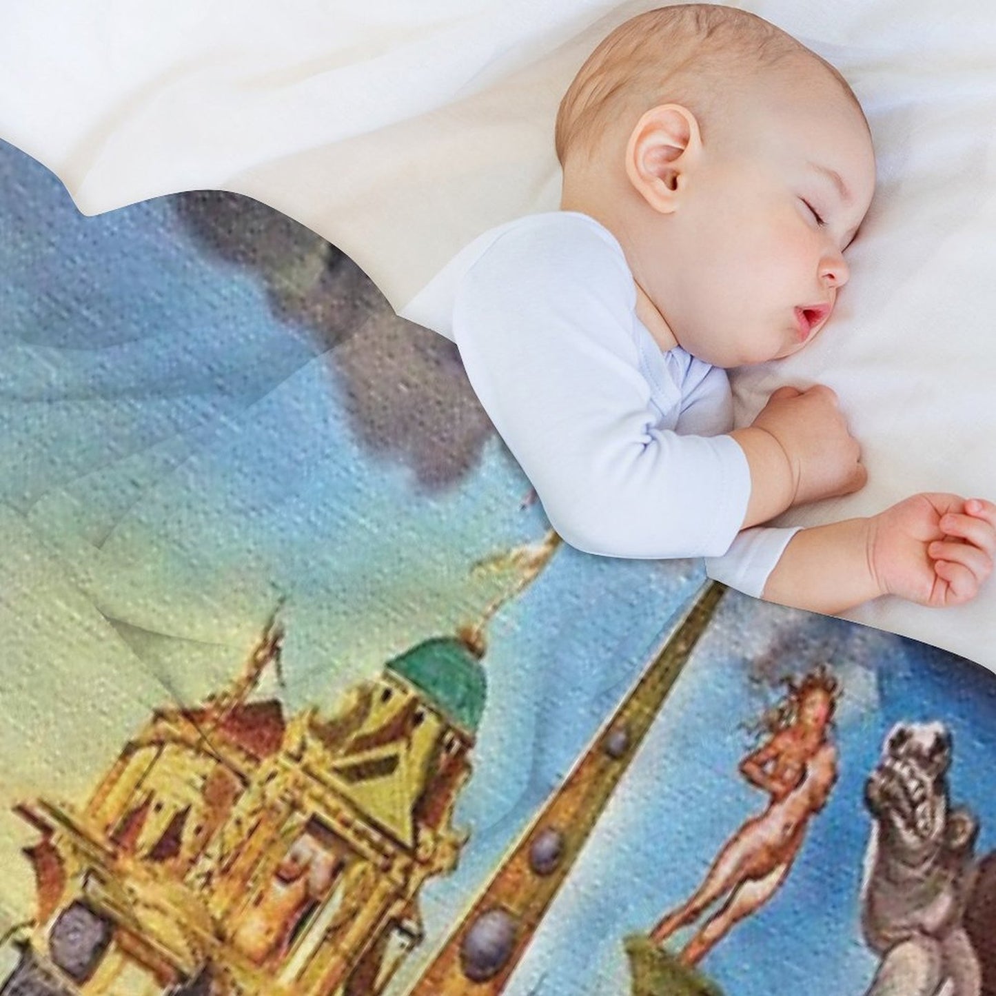 The Temptation of St. Anthony Throw Blanket
