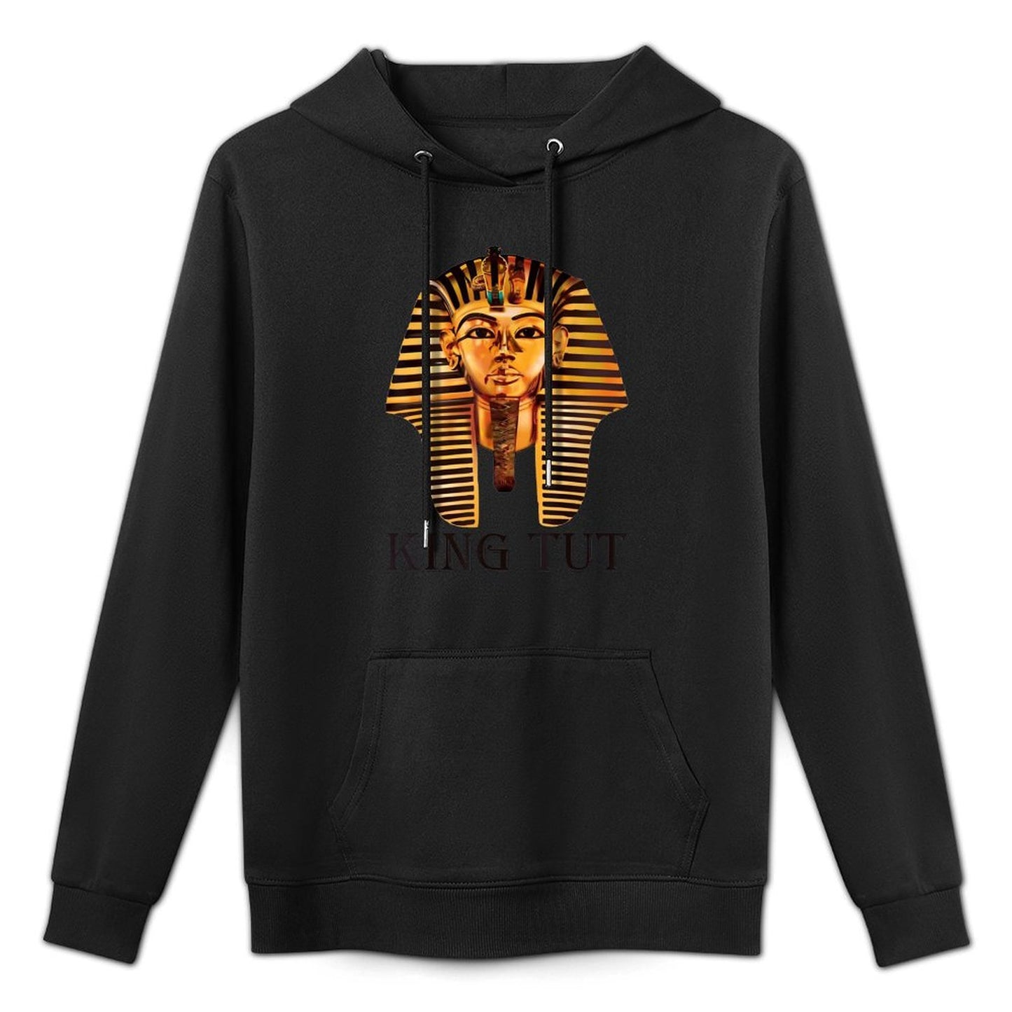 King Tut Golden Mask Pharaonic Ancient Egypt Xmas Halloween Shrink-Resistant Hoodie