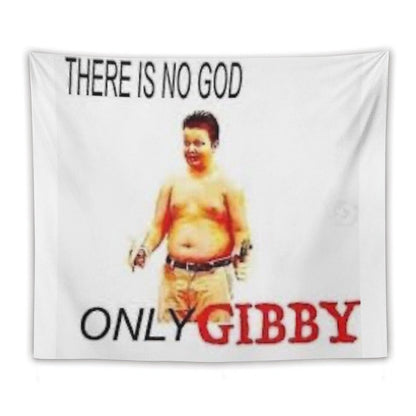 There Is No God Only Gibby Tapestry