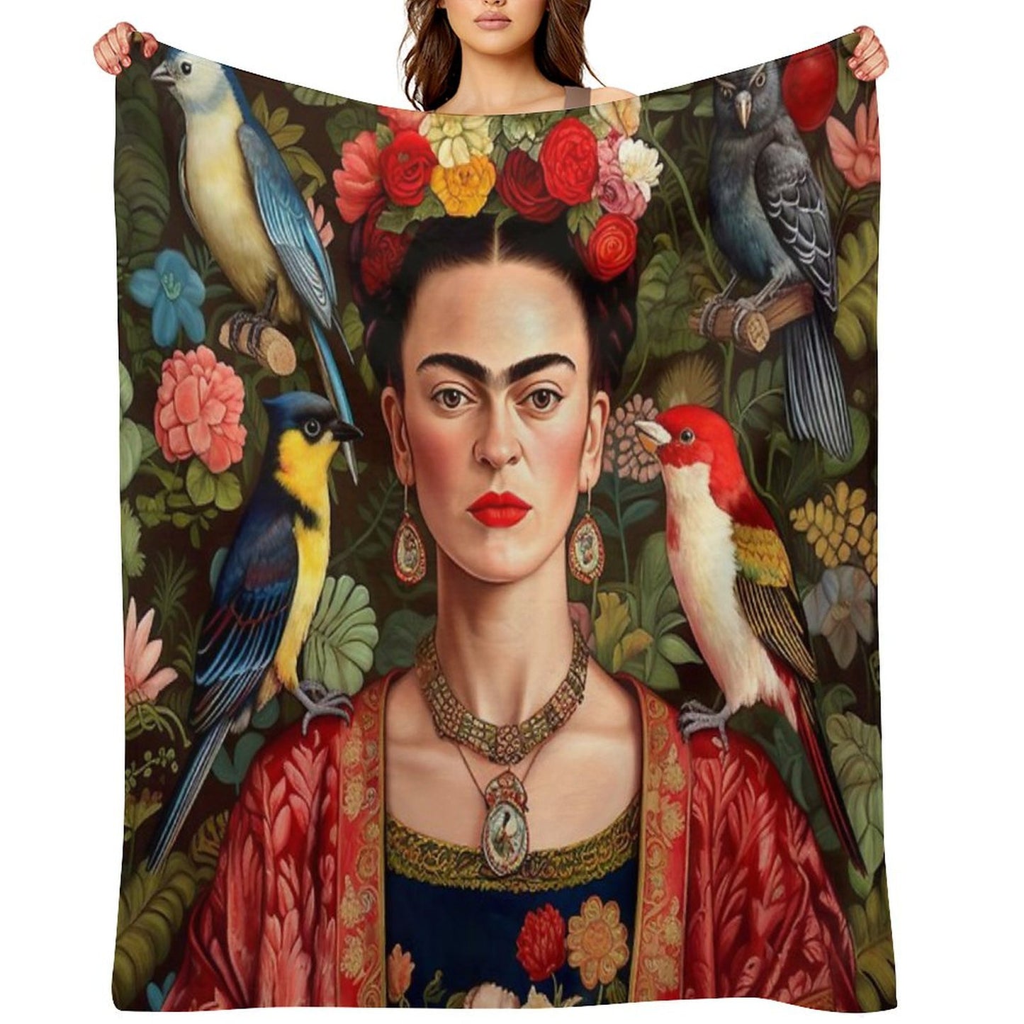 Frida Kahlo 7 Throw Blanket