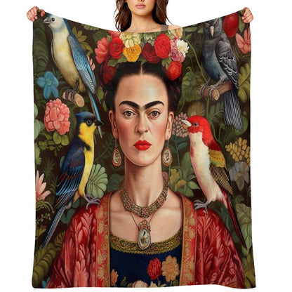 Frida Kahlo 7 Throw Blanket