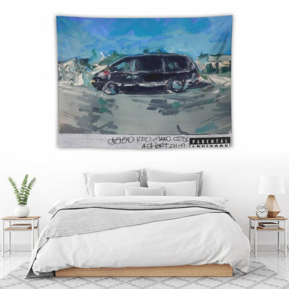 Acrylic Painting - Kendrick Lamar Good Kid Mad City Tapestry