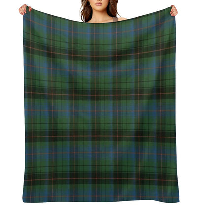 Davidson Clan Ancient Tartan Throw Blanket