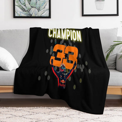 Verstappen Champion Throw Blanket